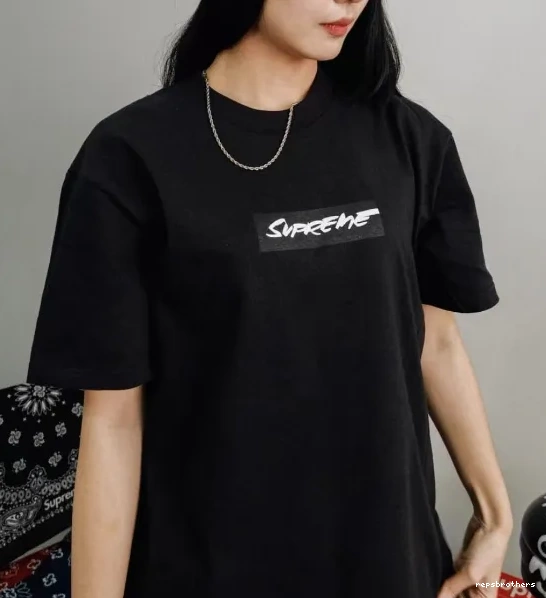 M and White 24SS S Futura Tee Black Box XL Logo L 0923